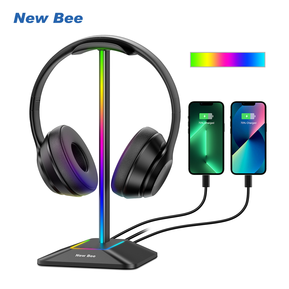 Desk Setup Gaming - 새로운 Bee Z8 RGB 헤드폰 스탠드