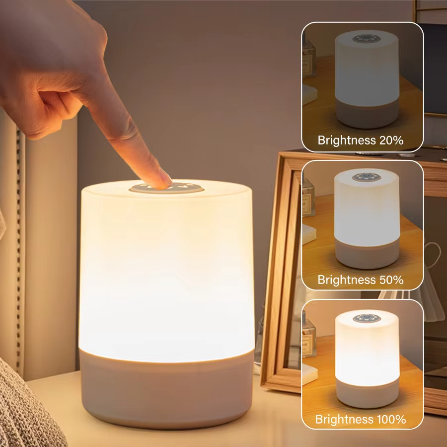 Desk Setup Gadgets - 침대 옆 LED 터치 야간 조명