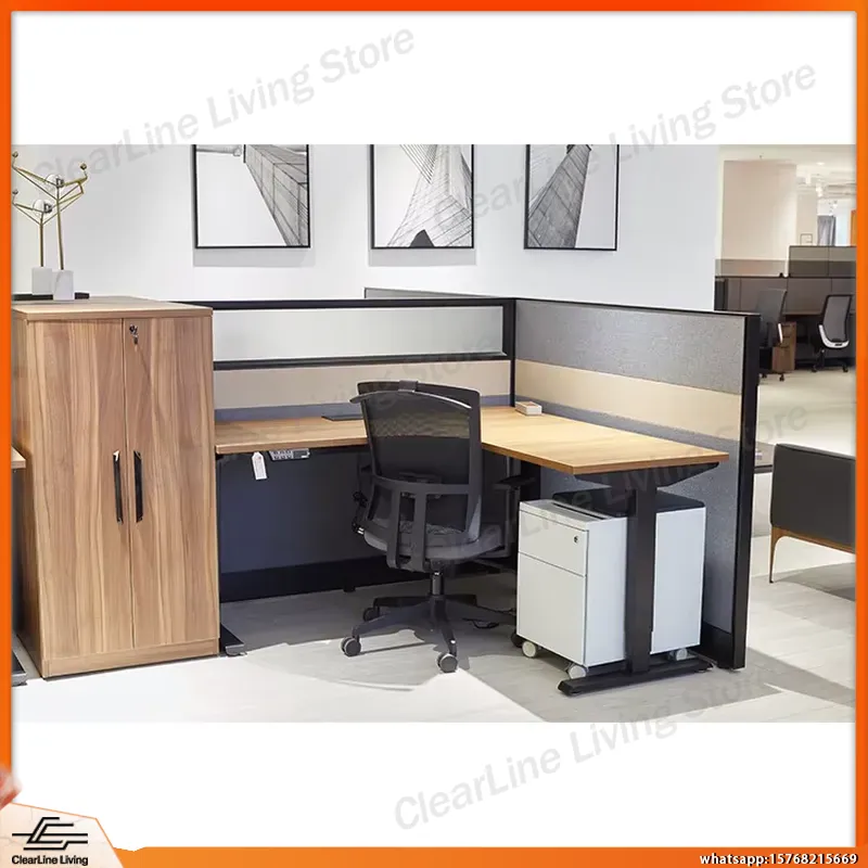 Desk Setup Designer - L자형 전동 높이 조절 게이밍 책상,