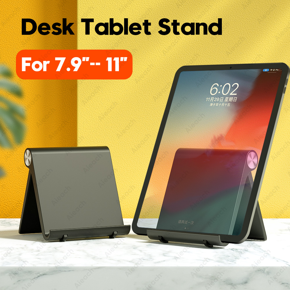 Desk Setup Gadgets - 7.9~11인치 태블릿용 데스크탑 홀더, 조절 가능한