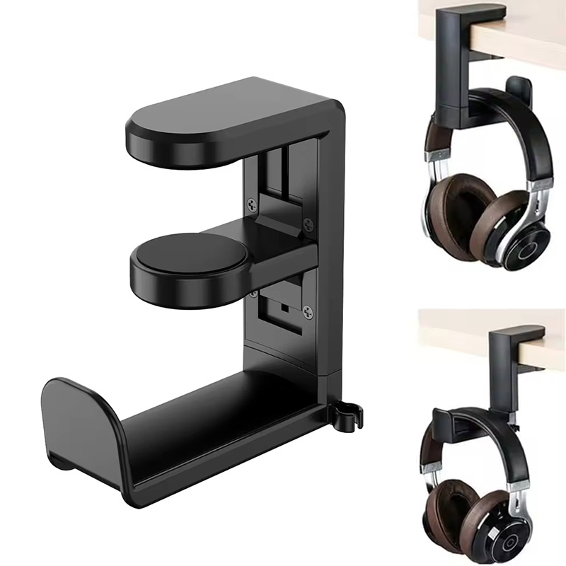 Headphone Hook Under - 범용 게이밍 헤드폰 스탠드 헤드셋 걸이