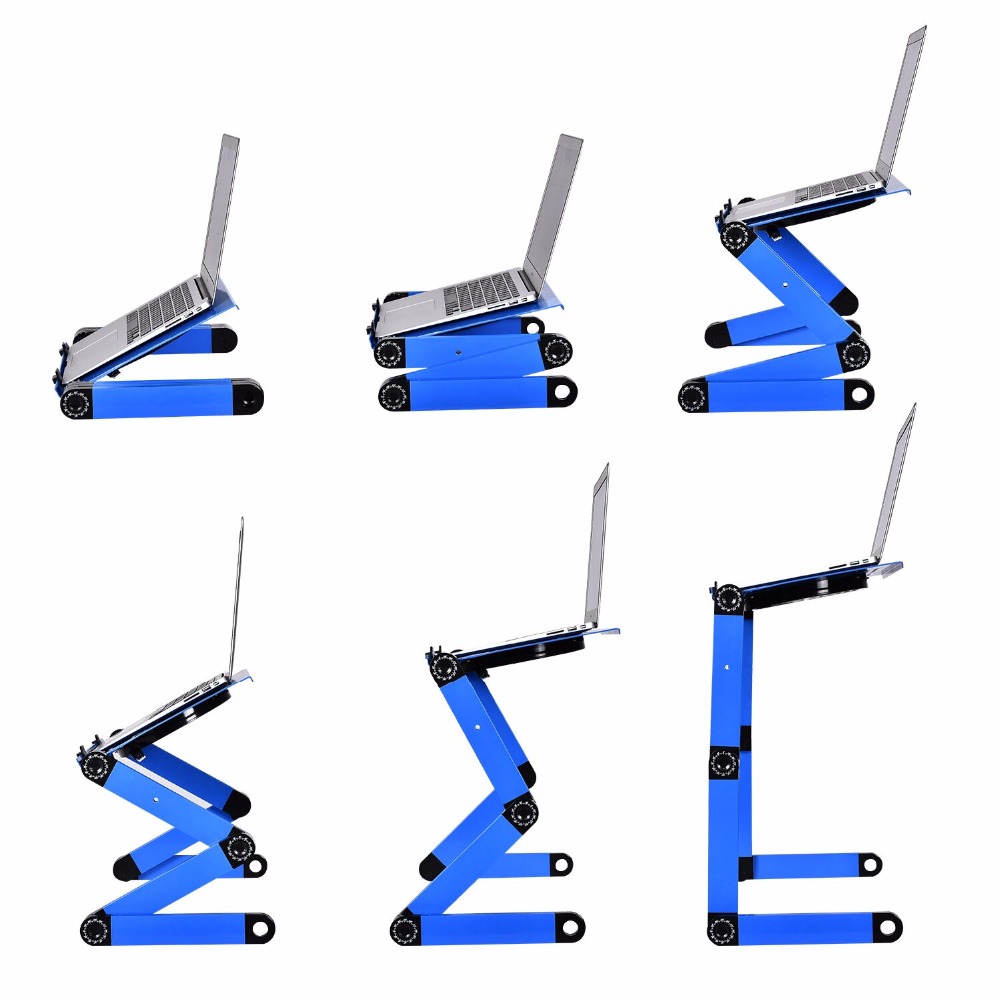 알루미늄 합금 노트북 테이블, 조절 가능한 휴대용 접이 - Desk Setup Maker 리뷰 및 가격