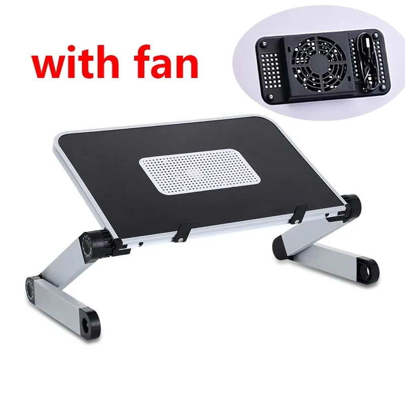 냉각팬이 있는 조절 가능한 노트북 스탠드 높이 각도 조 - Desk Setup Maker 리뷰 및 가격