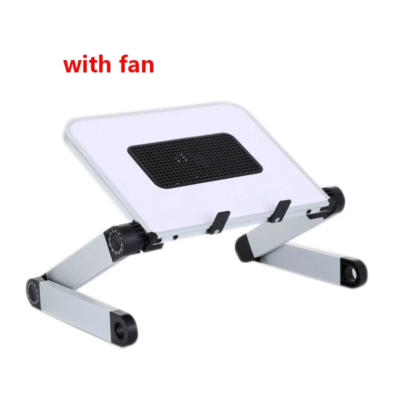 냉각팬이 있는 조절 가능한 노트북 스탠드 높이 각도 조 - Desk Setup Maker 리뷰 및 가격