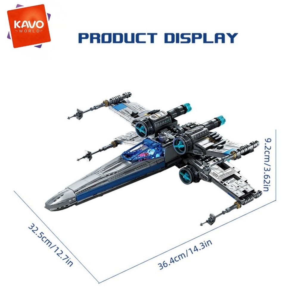 KAVOWORLD 1271피스 SF 우주 전투기 조립  - Desk Setup Diy 리뷰 및 가격