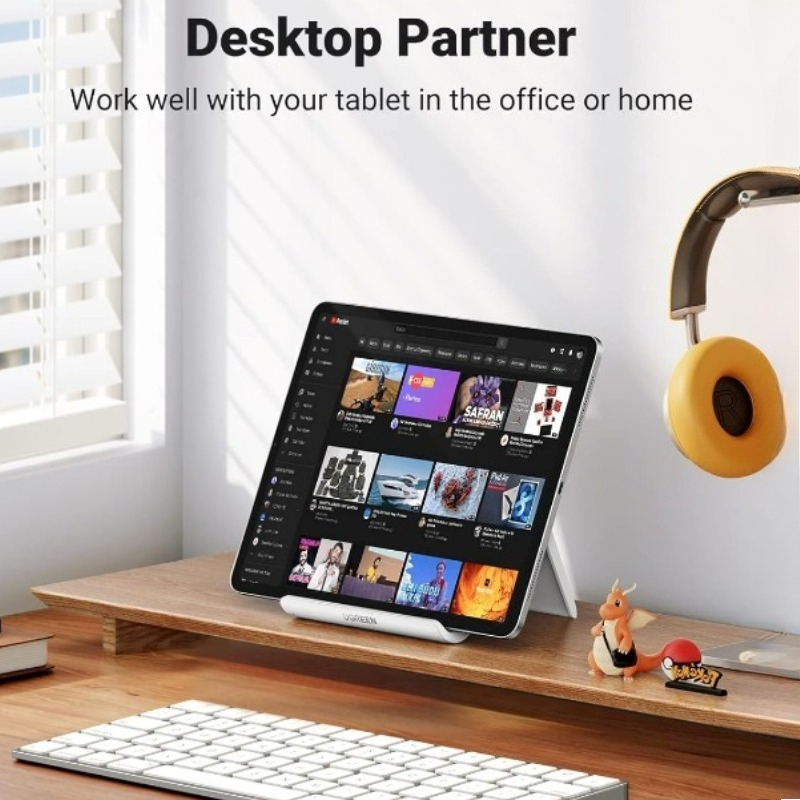 조정 가능한 휴대용 태블릿 및 휴대폰 스탠드 - 안전한 - Desk Setup Gadgets 리뷰 및 가격