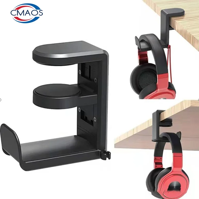 노 펀치 테이블 클립 헤드폰 홀더 360도 회전 헤드폰 - Headphone Hook Under 리뷰 및 가격