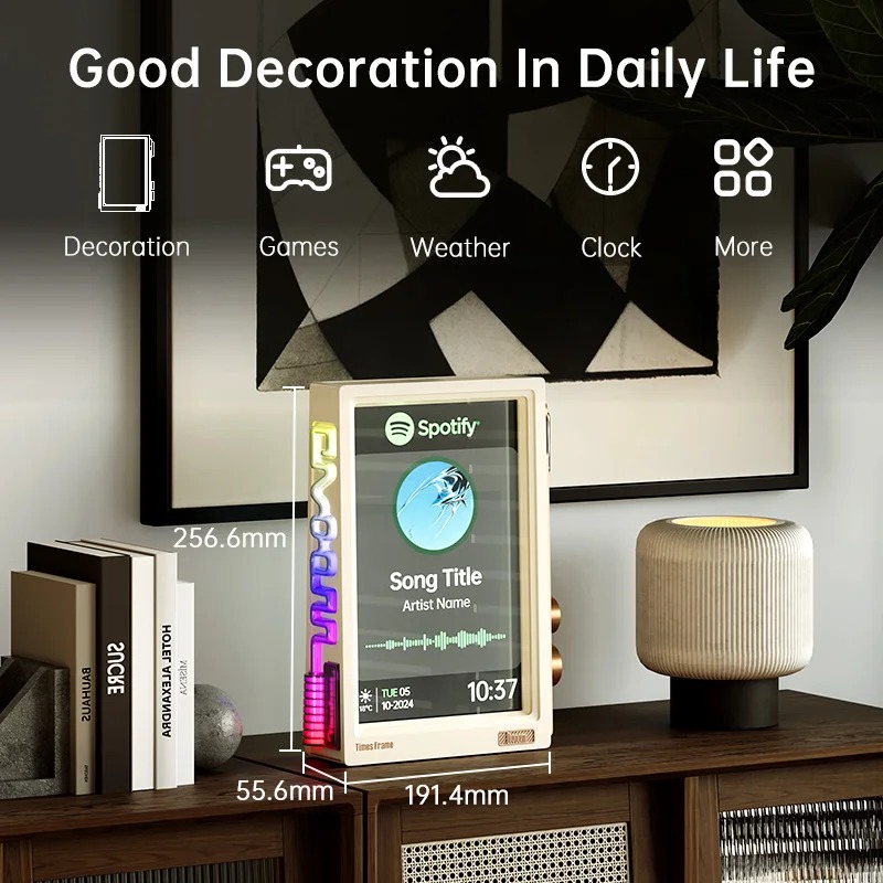 암호화폐 주식 날씨 달력 10.1인치 DIY 디지털 시 - Desk Setup Diy 리뷰 및 가격