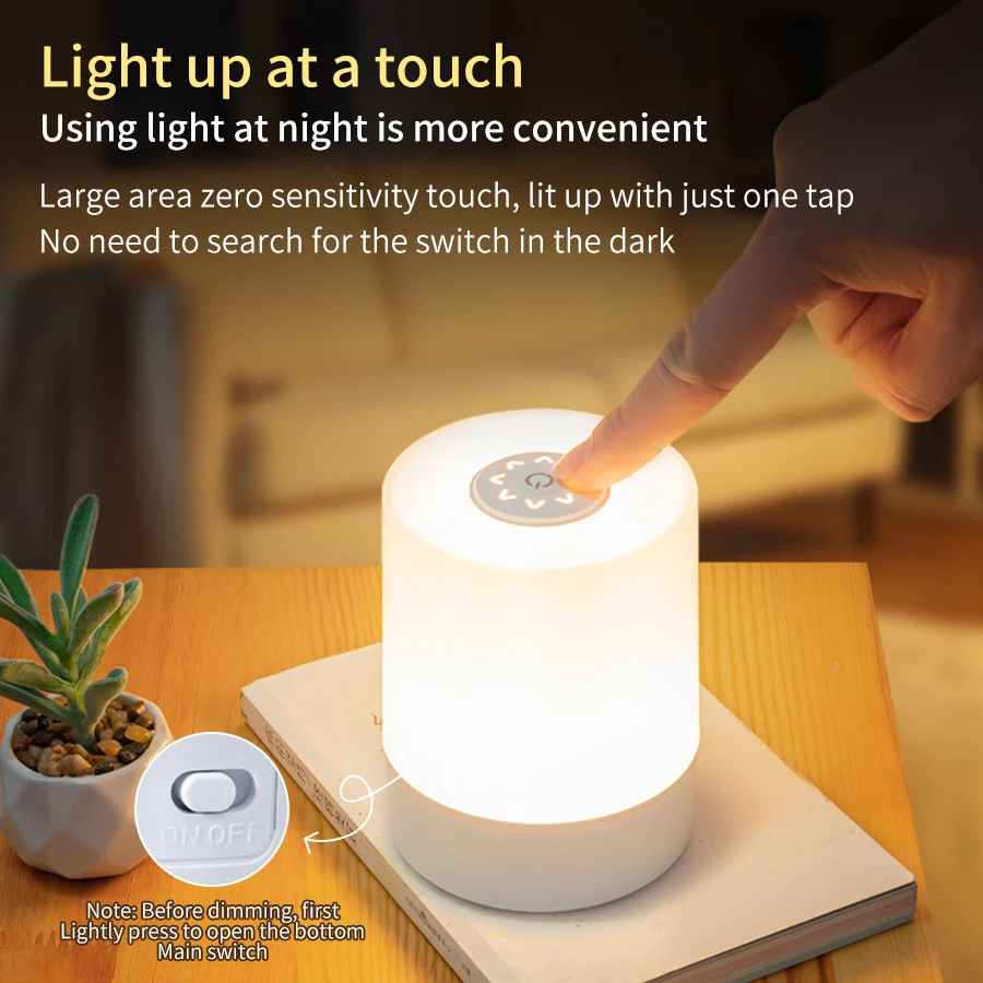 침대 옆 LED 터치 야간 조명 독서 책상 침실 머리맡 - Desk Setup Gadgets 리뷰 및 가격