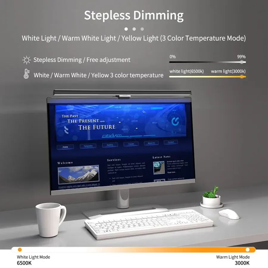 50cm LED 컴퓨터 모니터 라이트 바 스크린 매달려 - Desk Setup Gaming 리뷰 및 가격