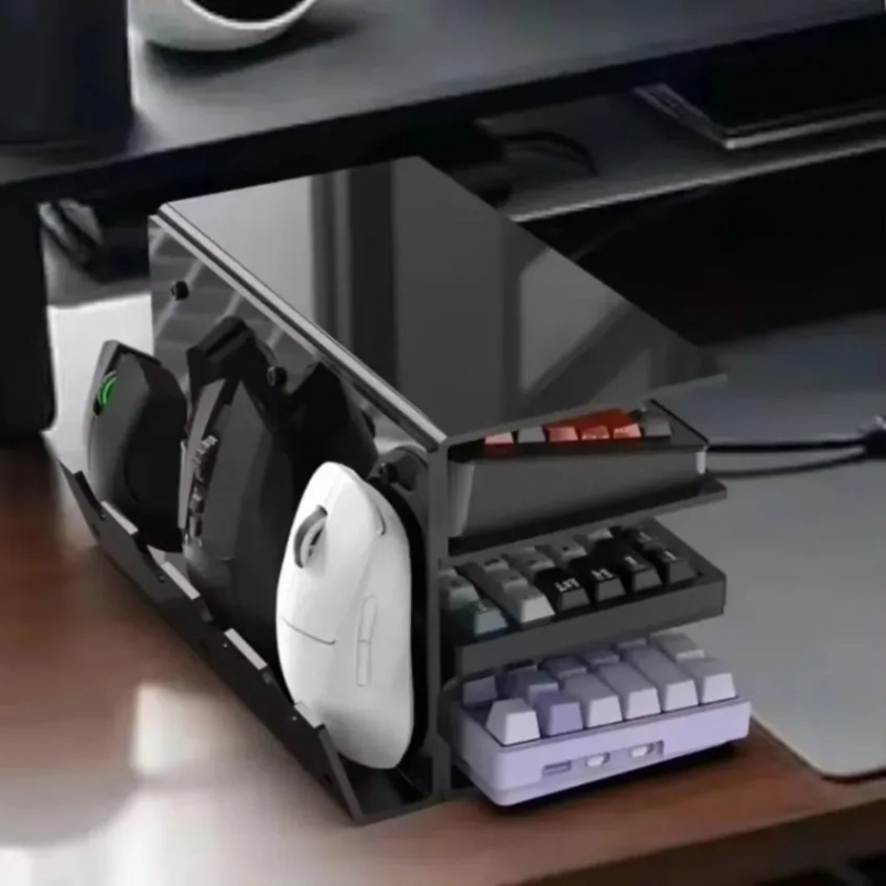 키보드 스탠드 3단 아크릴 보관 랙(마우스 홀더 포함) - Desk Setup Gaming 리뷰 및 가격