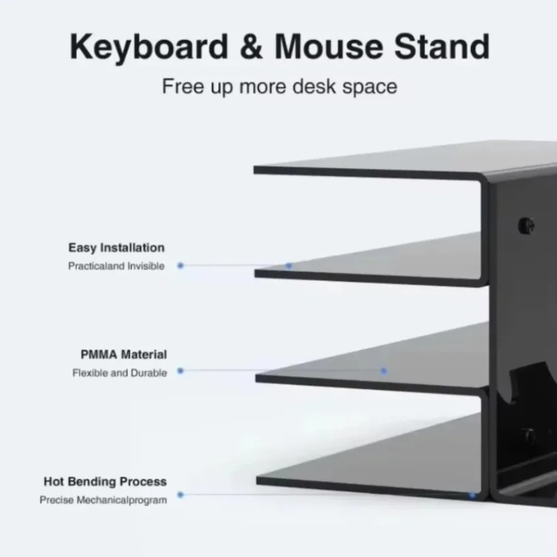 키보드 스탠드 3단 아크릴 보관 랙(마우스 홀더 포함) - Desk Setup Gaming 리뷰 및 가격