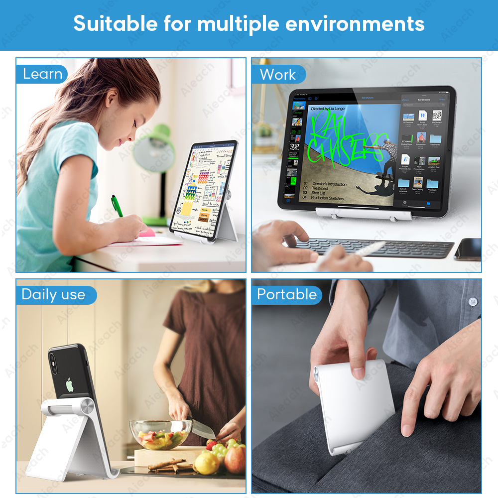 AIEACH 태블릿 전화 스탠드 iPad 스탠드 iPa - Desk Setup Gadgets 리뷰 및 가격