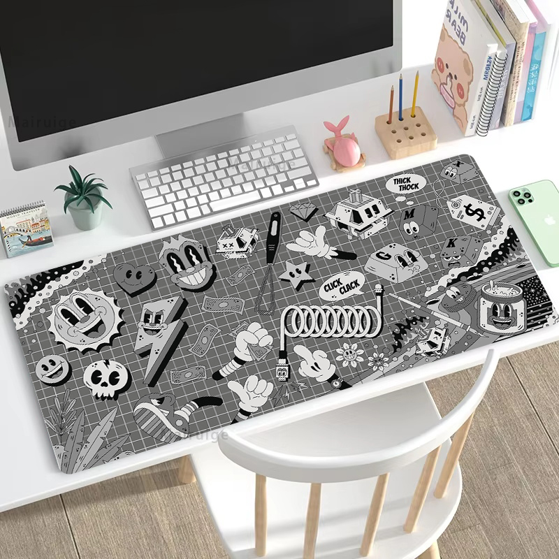 그래피티 마우스 패드 사무실 러그, 대형 마우스 패드, - Desk Setup Diy 리뷰 및 가격