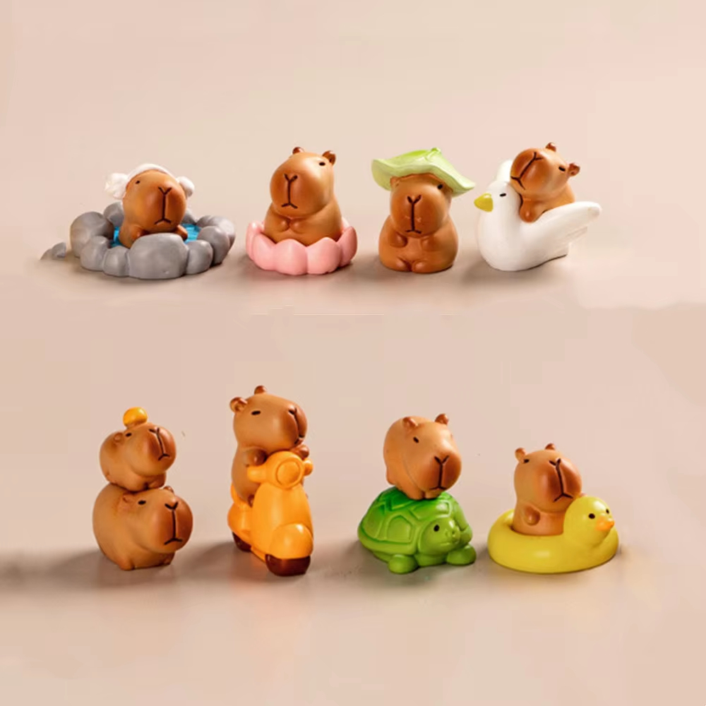 13PCS 소형 컬렉션 미니 Capybaras 데스크  - Desk Setup Nature 리뷰 및 가격