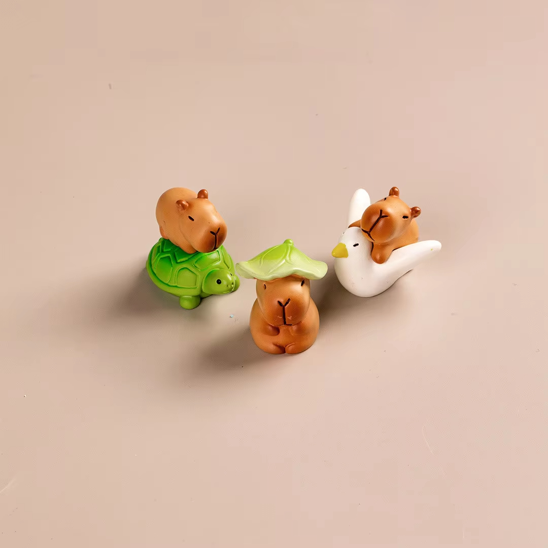 13PCS 소형 컬렉션 미니 Capybaras 데스크  - Desk Setup Nature 리뷰 및 가격