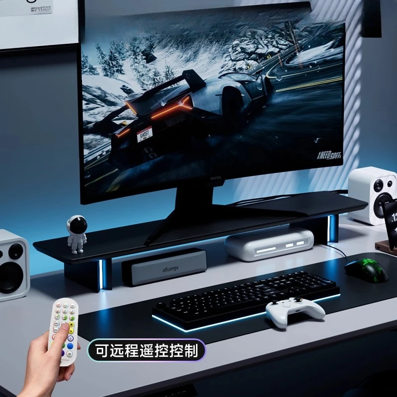 RGB 모니터 스탠드 게임 설정을 위한 인체공학적 컴퓨 - Desk Setup For 2 Laptops 리뷰 및 가격