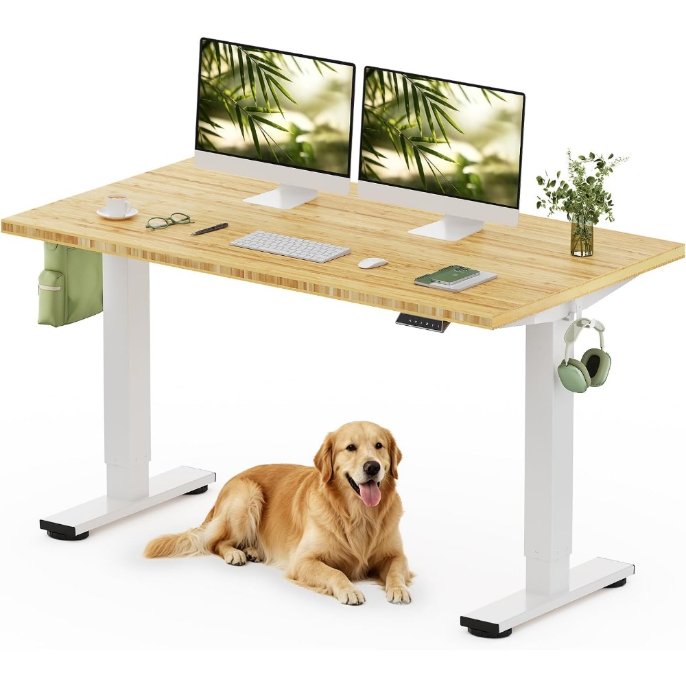 FLEXISPOT 55인치 x 28인치 솔리드 대나무  - Desk Setup Nature 리뷰 및 가격