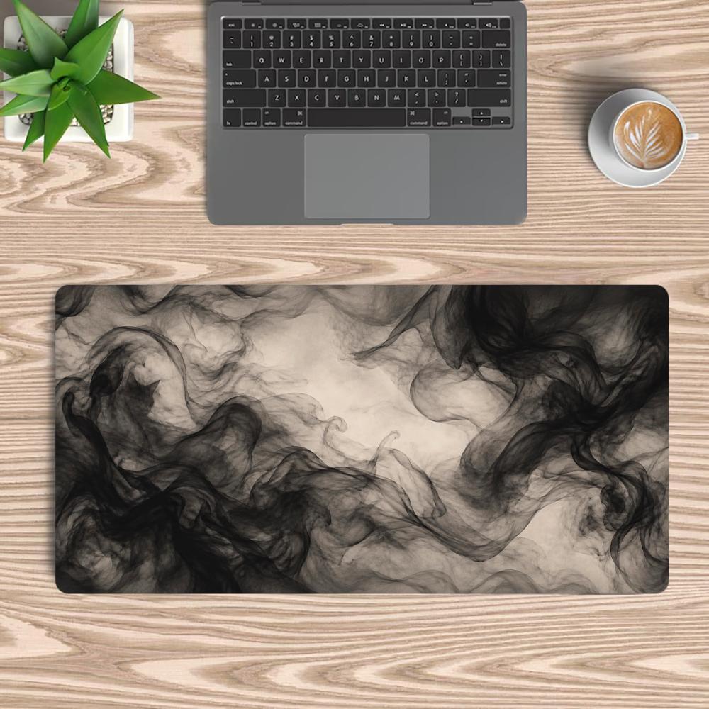 블랙 스모크 마우스패드, PC 액세서리, 데스크용 소품 - Desk Setup Gadgets 리뷰 및 가격