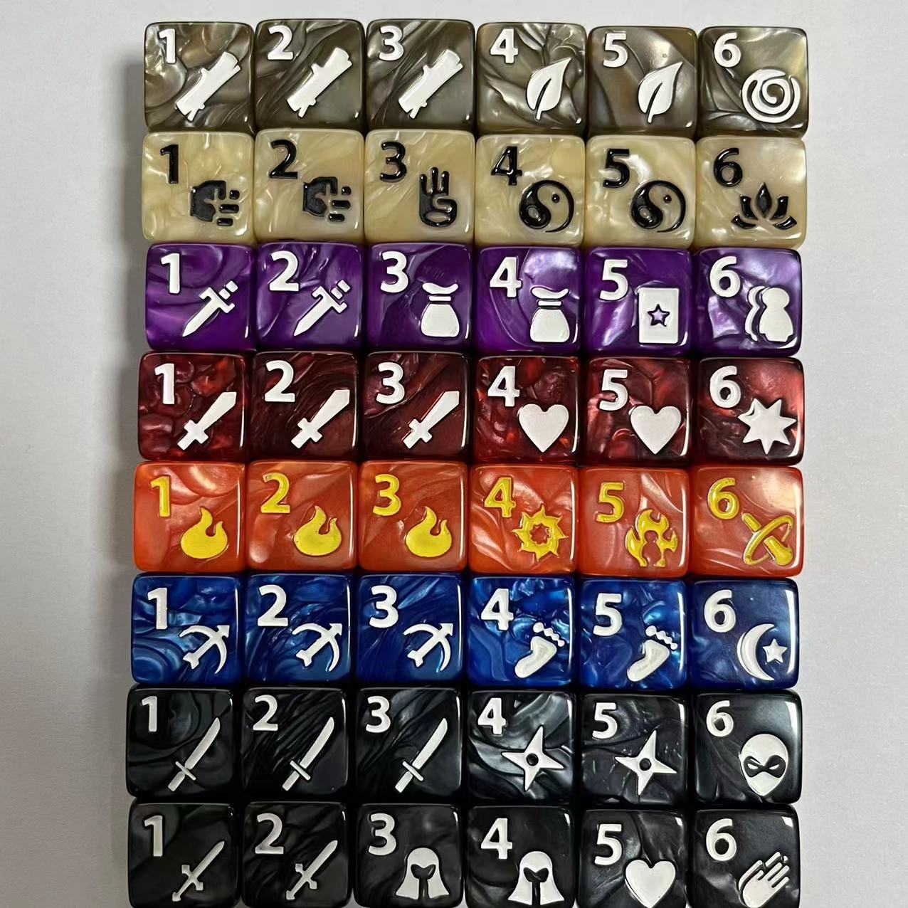 10 Pcs 새로운 16mm 6 양면 왕좌의 게임 D6 - Desk Setup Gaming 리뷰 및 가격