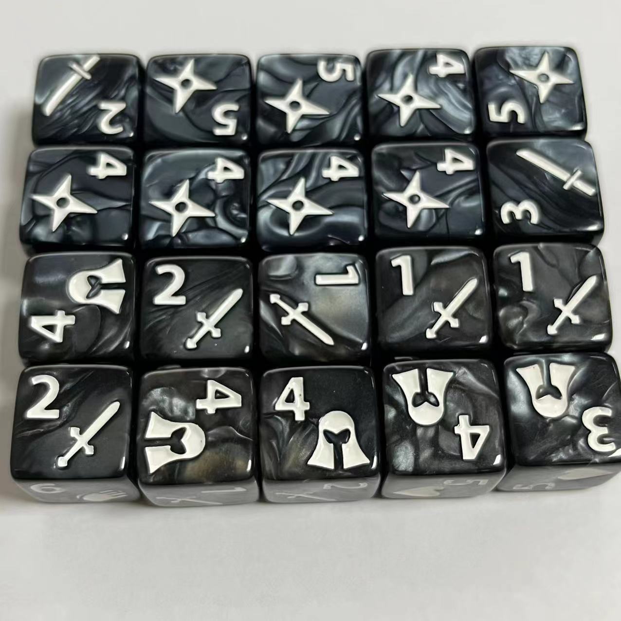 10 Pcs 새로운 16mm 6 양면 왕좌의 게임 D6 - Desk Setup Gaming 리뷰 및 가격