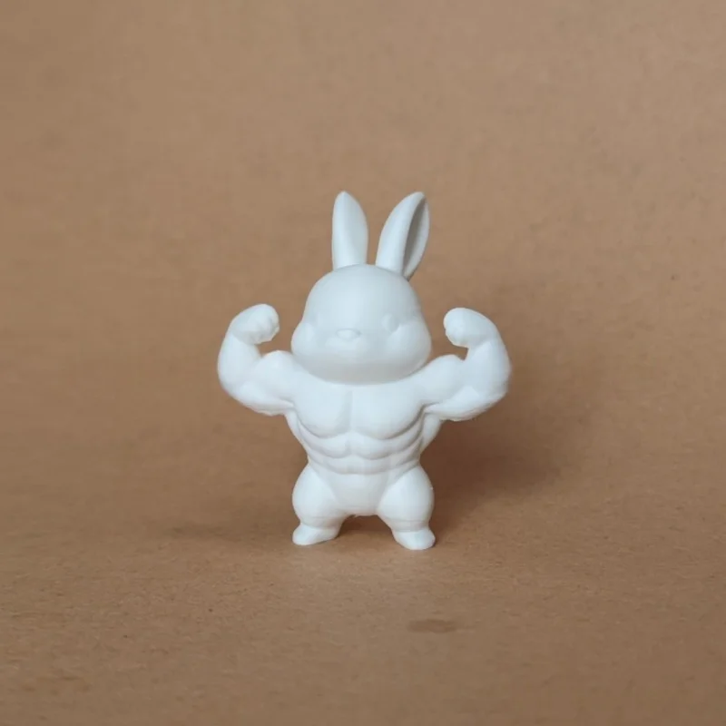 6cm 근육 토끼 장식품 부활절 토끼 보디빌더 피규어  - Desk Setup Nature 리뷰 및 가격